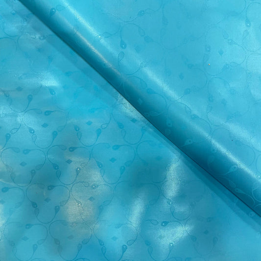 Bazin Bleu-ciel Feryel Tissus