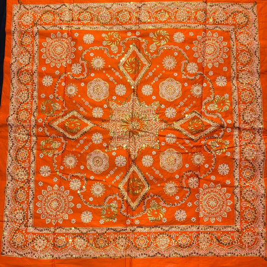 Chiromani Orange Feryel Tissus